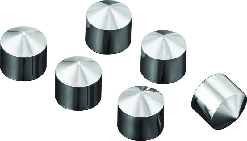 Kuryakyn — Kuryakyn Peaked Rocker Box Bolt Covers 6 Piece Twin Cam & Milwaukee-8