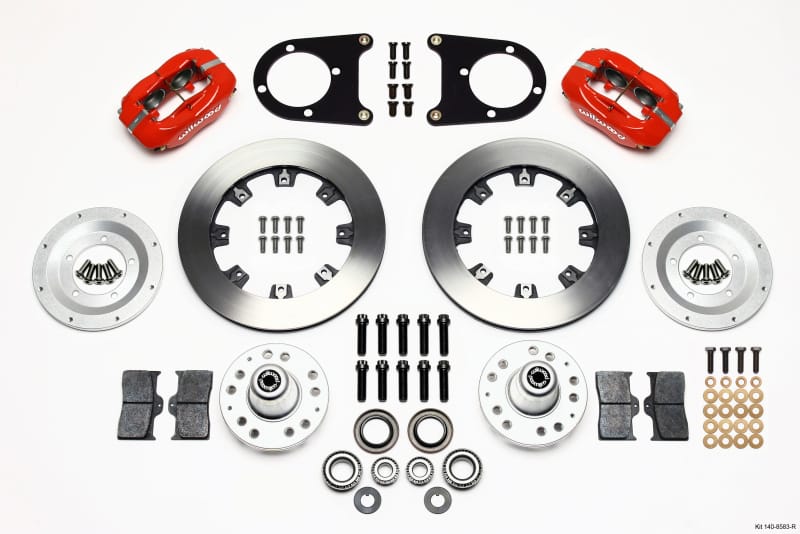 Wilwood — Wilwood Forged Dynalite Front Kit 12.19in Red 37-48 Ford Psgr. Car Spindle
BRAKE KIT