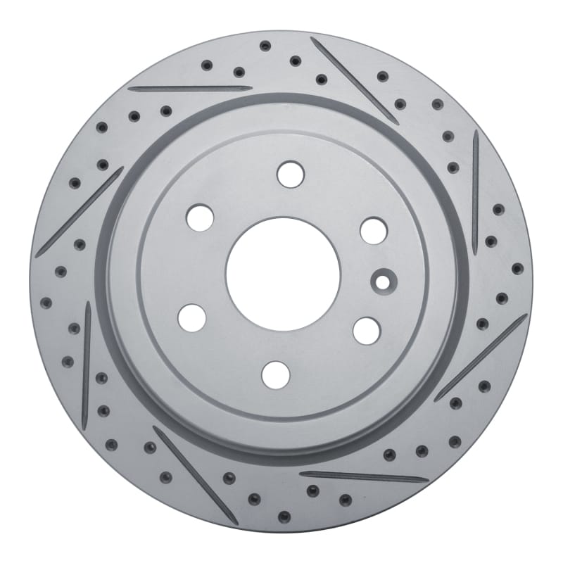 R1 Concepts — R1 10-16 Cadillac Srx Rear Right Drilled & Slotted Geo-Carbon Rotor
