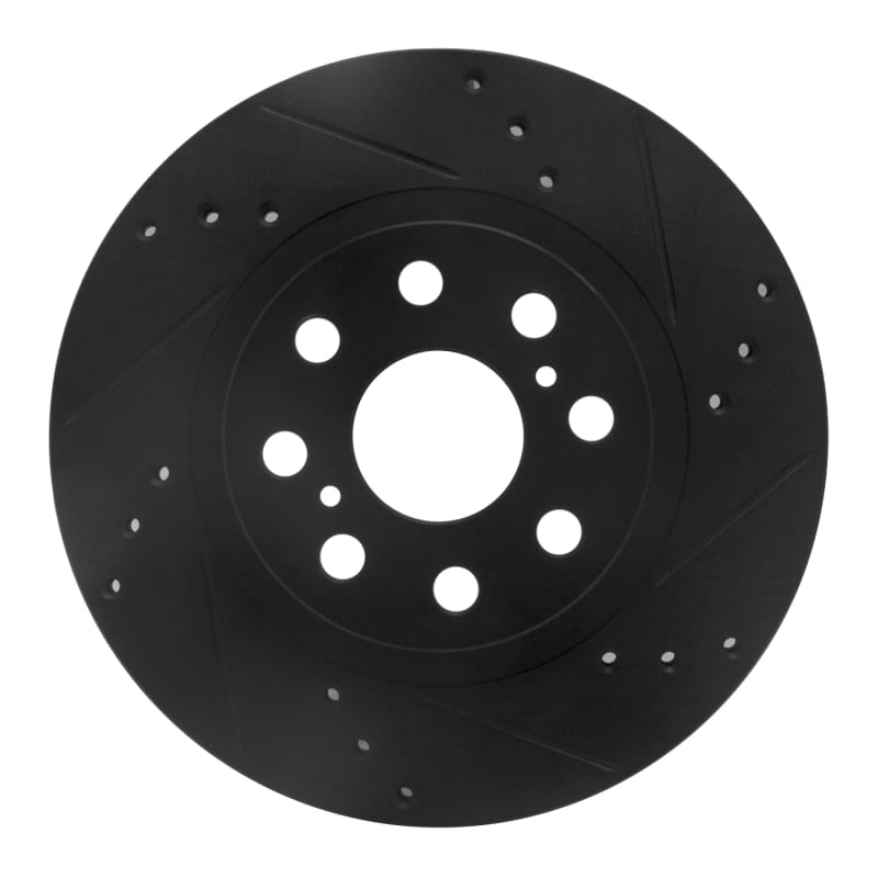 R1 Concepts — R1 00-05 Toyota MR2 Spyder Rear Right Drilled & Slotted Black Brake Rotor
R1 Brake Rotor Drill