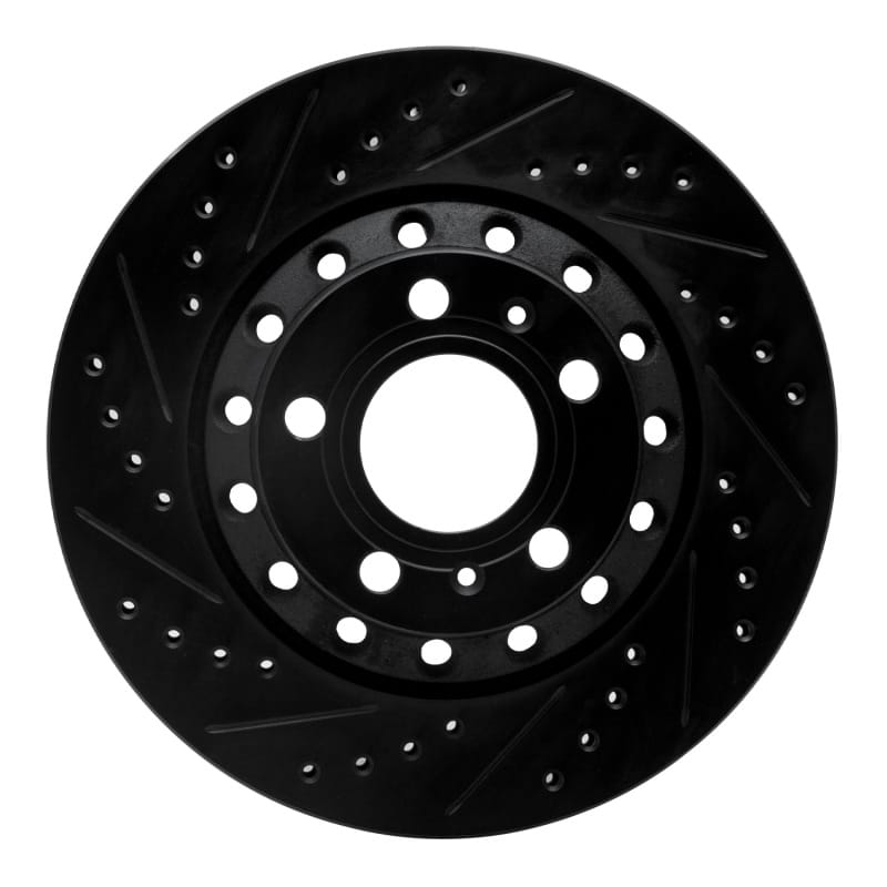 R1 Concepts — R1 04-10 Audi A8 Rear Left Drilled & Slotted Black Brake Rotor
R1 Brake Rotor Drill