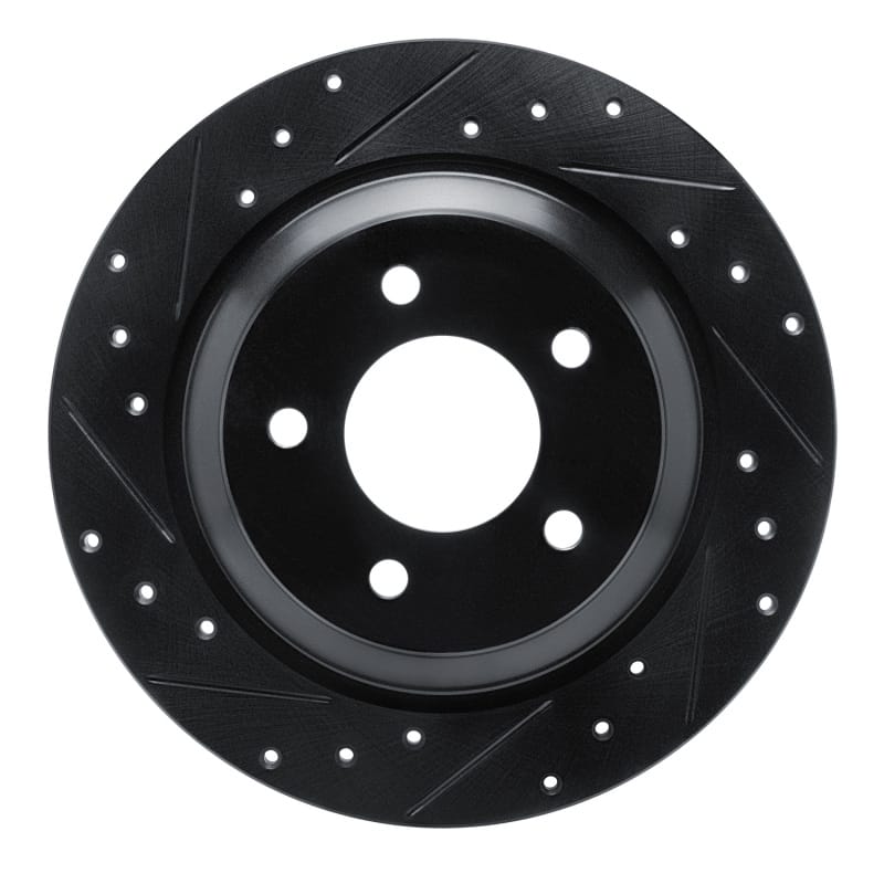 R1 Concepts — R1 06-15 Mazda 5 Rear Left Drilled & Slotted Black Brake Rotor
R1 Brake Rotor Drill