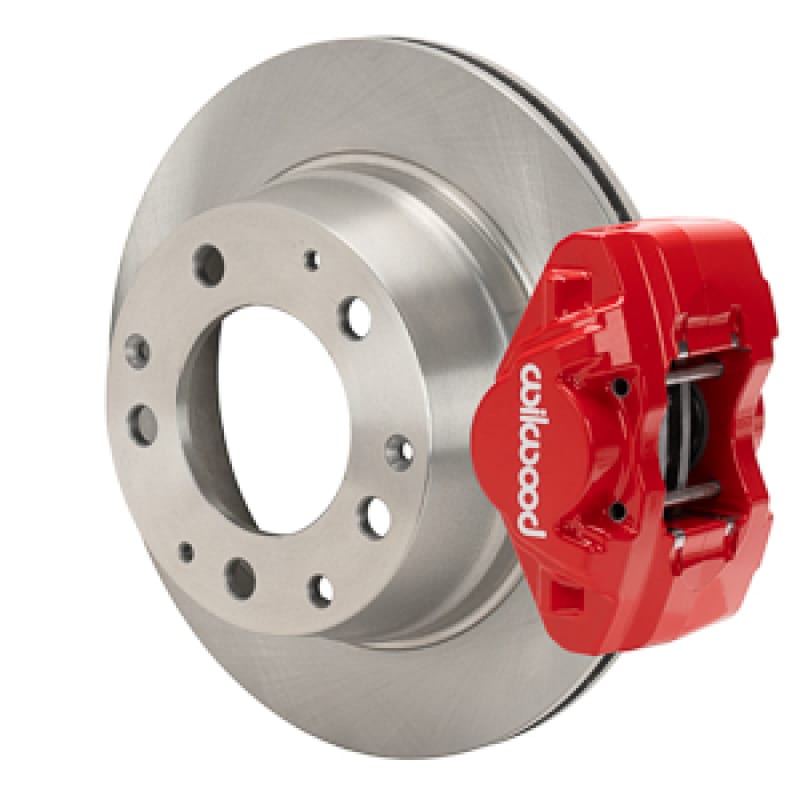 Wilwood — Wilwood 84-89 Porsche 911 D31 11.42in. Rear Brake Kit w/ Flex Lines - Red