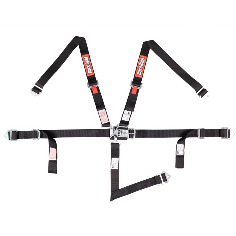 Racequip — RaceQuip Black JR. L & L 5pt Harness