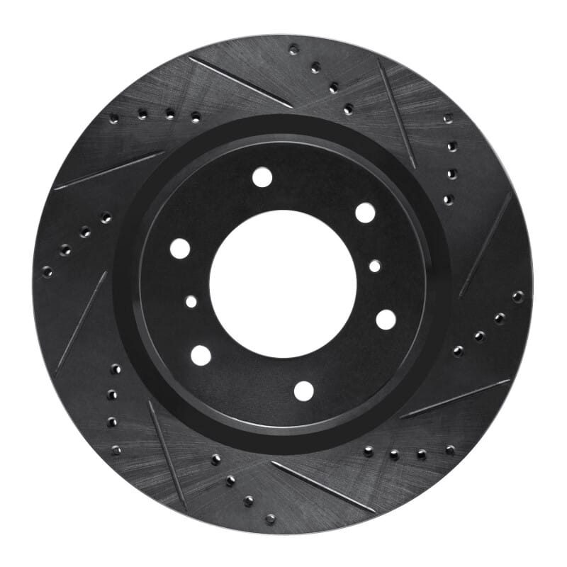 R1 Concepts — R1 08-17 Mitsubishi Montero Limited (Mexico) Front Right Drilled & Slotted Black Brake Rotor
R1 Brake Rotor Drill