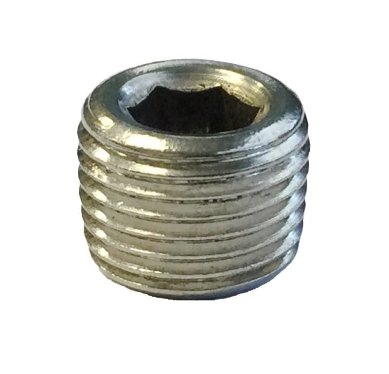 Torque Solution — Torque Solution Stainless Steel 1/8 in NPT Plug: Universal Single Plug