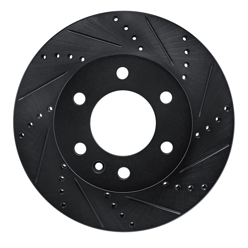 R1 Concepts — R1 06-25 American Coach Patriot Front Right Drilled & Slotted Black Brake Rotor
R1 Brake Rotor Drill