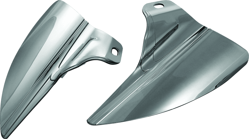 Kuryakyn — Airmaster Saddle Shields Heat Deflectors Smoke