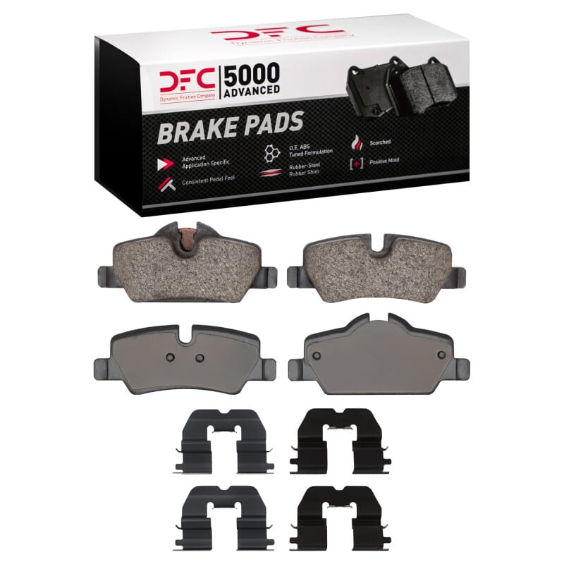 DFC — DFC 15-22 Mini Cooper (Excl Clubman) Rear 5000 Advanced Low Metallic Brake Pads and Hardware Kit
DFC Brake Pad Set