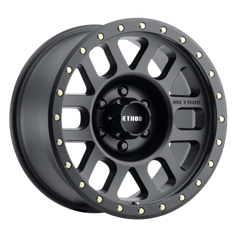 Method Wheels — Method MR309 Grid 17x8.5 0mm Offset 6x120 83mm CB Matte Black Wheel