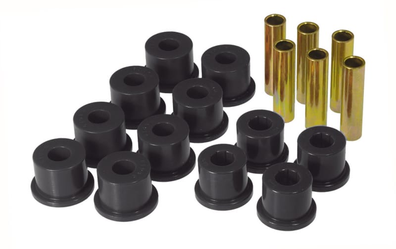 Prothane — Prothane GM Rear Spring & Shackle Bushings (w/ 1.5in OD Frame Shackle Bush) - Black
SPRING/SHACKLE BUSH