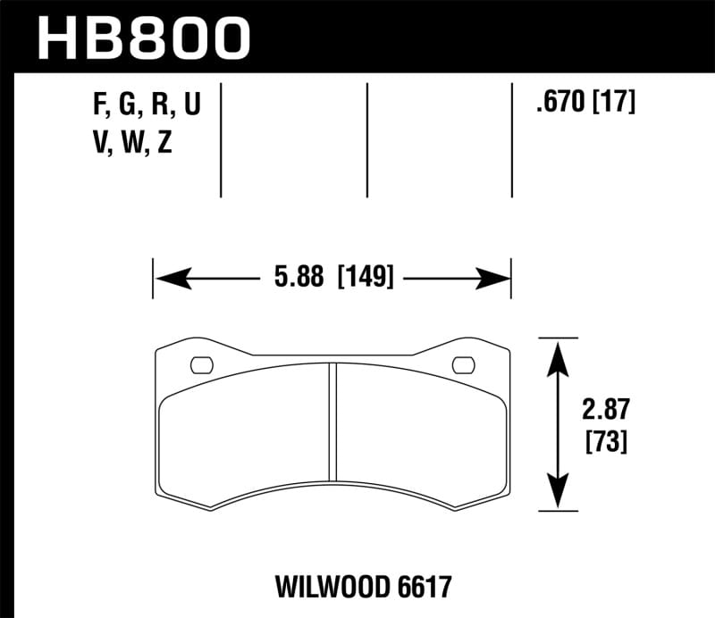 Hawk Performance — Hawk ER-1 Motorsports Brake Pads
Disc Brake Pad