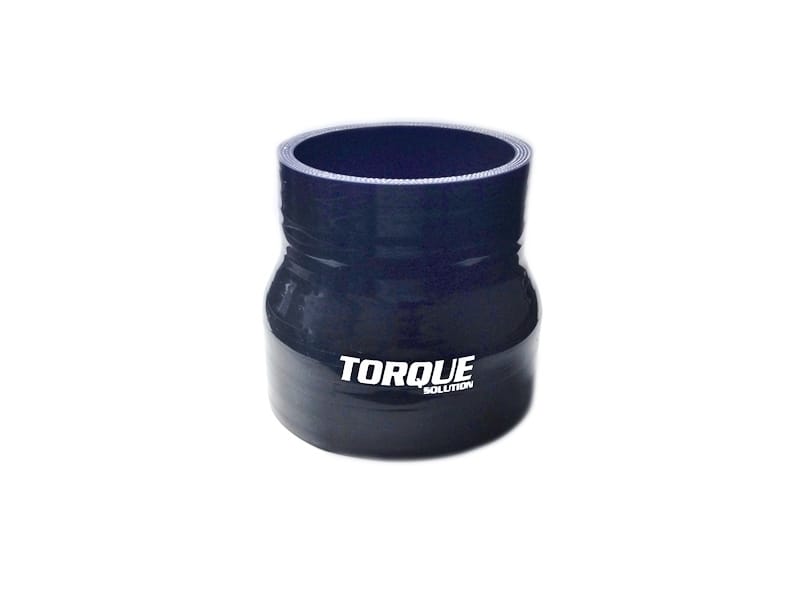 Torque Solution — Torque Solution Transition Silicone Coupler 3 inch to 3.5 inch Black Universal
