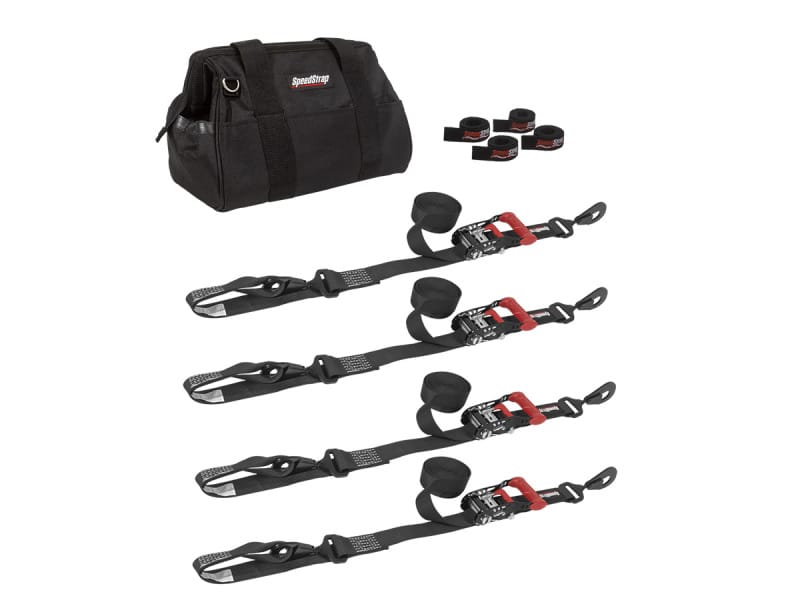 SpeedStrap — SpeedStrap 1 1/2In UTV Tie-Down Kit - Black