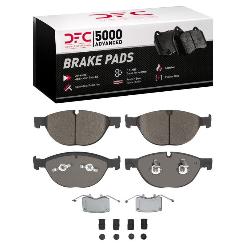 DFC — DFC 10-24 Jaguar XJ Front 5000 Advanced Low Metallic Brake Pads and Hardware Kit
DFC Brake Pad Set