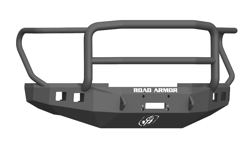 Road Armor — Road Armor 17-20 Ford F-250 Stealth Front Winch Bumper w/Lonestar Guard - Tex Blk