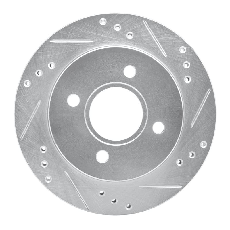R1 Concepts — R1 95-04 Ford CONTOUR Rear Right Drilled & Slotted Silver Brake Rotor
R1 Brake Rotor Drill
