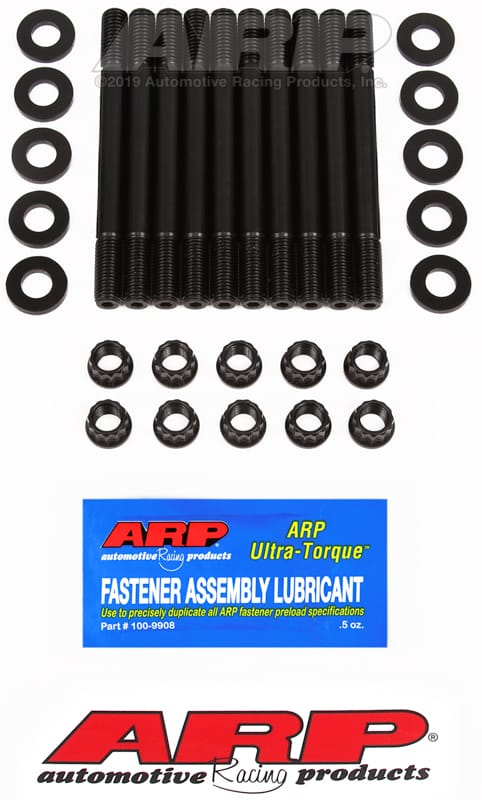 ARP — ARP Saturn 1.9L 2-Bolt Main w/ 1/2 inch straps Main Stud Kit / Nissan KA24DE Head Stud Kit