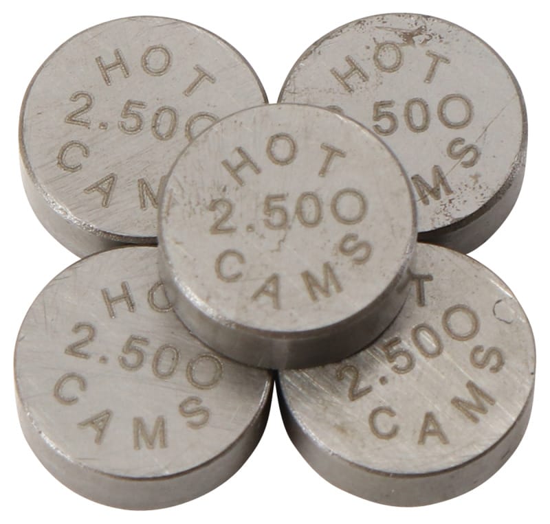 Hot Cams — Hot Cams 08-13 Yamaha WR 250 R Dual Sport 250cc 2.50mm Shim Kit - 5 Pack