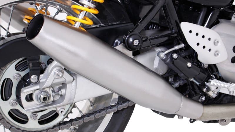 Remus — Remus 2016 Triumph Thruxton 1200 (Euro 4) Tapered Stainless Steel Slip On - Right Side