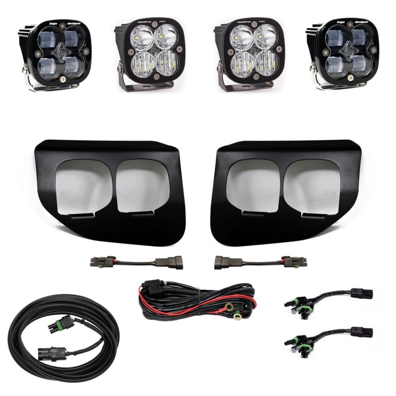 Baja Designs — Baja Designs Ford Super Duty (20-On) Fog Lights Dual FPK SAE/Pro DC Baja Designs
