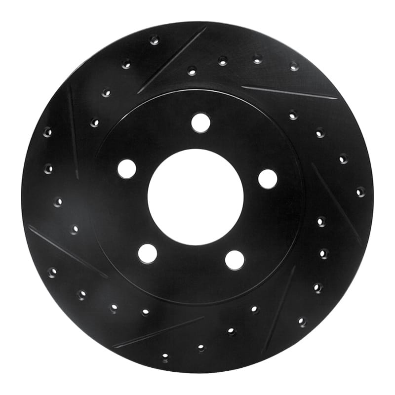 R1 Concepts — R1 93-97 Chrysler Intrepid Front Left Drilled & Slotted Black Brake Rotor
R1 Brake Rotor Drill
