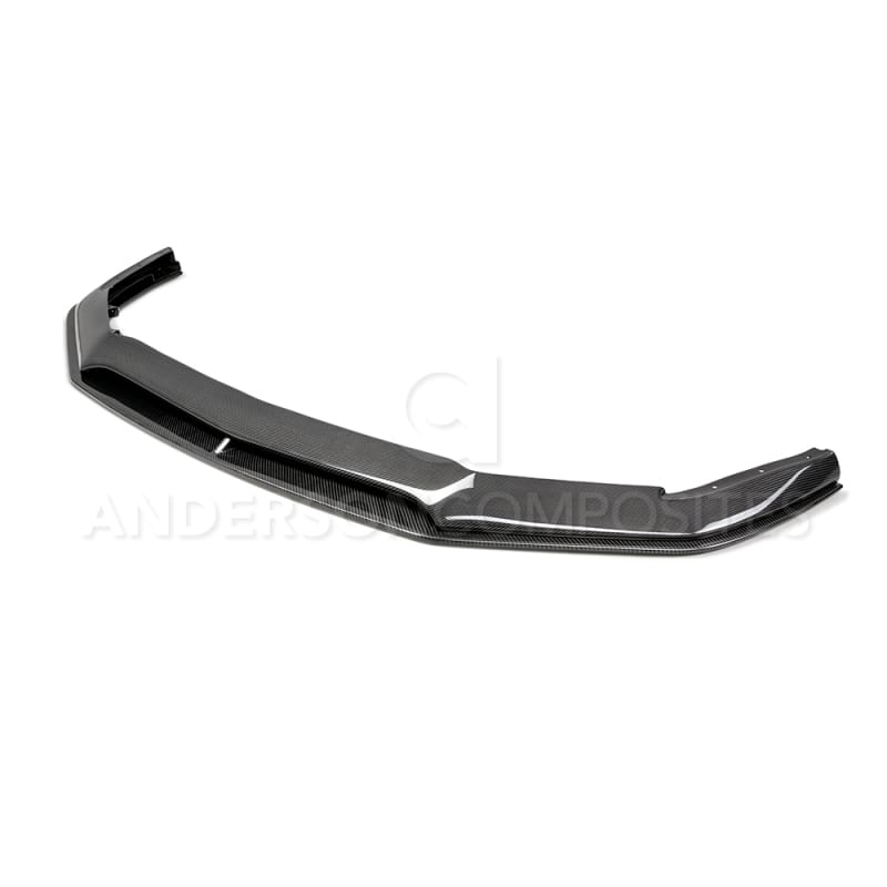 Anderson Composites — Anderson Composites 2018 Ford Mustang Type-AR Carbon Fiber Front Chin Splitter