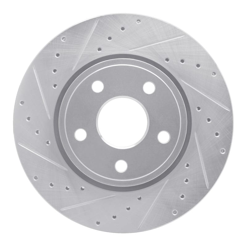 R1 Concepts — R1 11-22 Dodge Durango Front Left Drilled & Slotted Silver Brake Rotor
R1 Brake Rotor Drill
