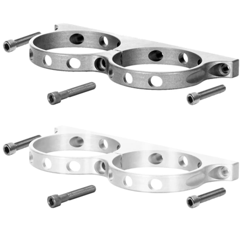 Wilwood — Wilwood Dual Aluminum Reservoir Lightweight Bracket w/ Mounting Screws - Billet