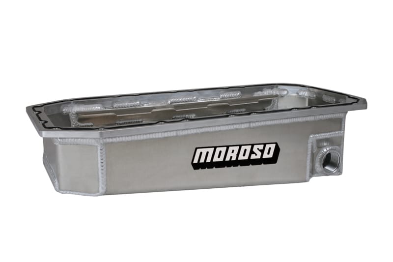 Moroso — Moroso AJPE TFX 96/TFX 2000/TFX 2002 Funny Car Wet Sump 4.25in-6.25in Aluminum Oil Pan