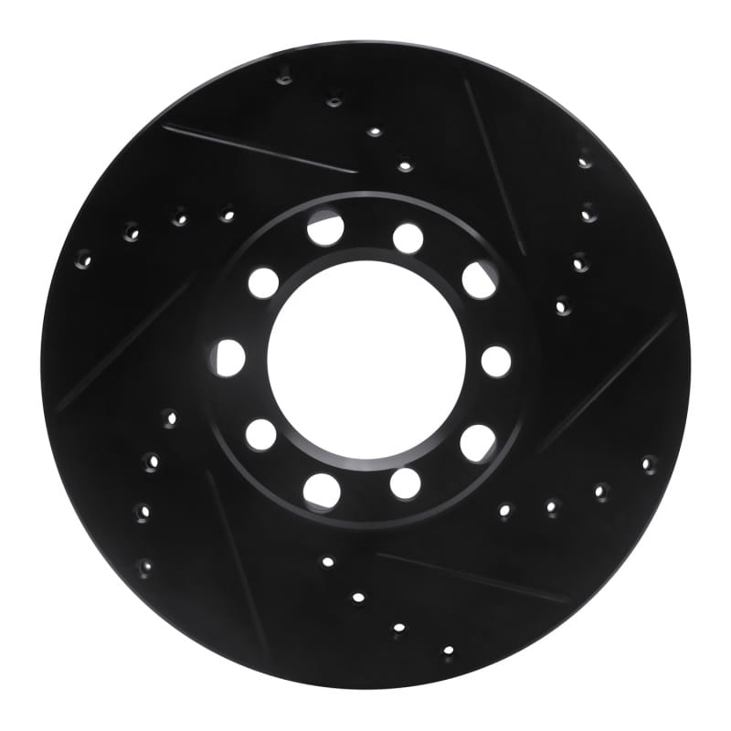 R1 Concepts — R1 72-80 Mercedes-Benz 280SEL Front Right Drilled & Slotted Black Brake Rotor
R1 Brake Rotor Drill