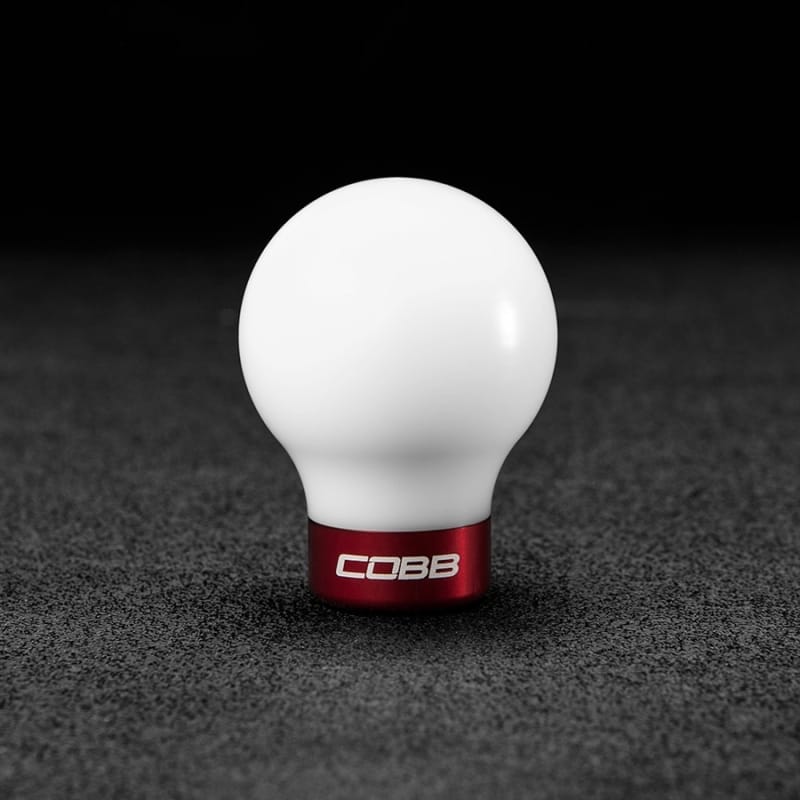 COBB — Cobb 08-15 EVO X GSR/MR/MRT White with Red Base Shift Knob