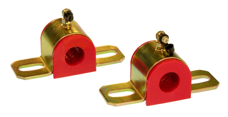 Prothane — Prothane Universal 90 Deg Greasable Sway Bar Bushings - 13/16in - Type B Bracket - Red
SWAY BAR BUSHINGS
