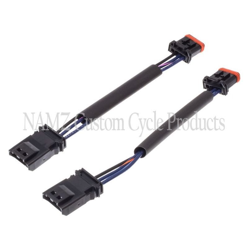 NAMZ — NAMZ 16-23 V-Twin Softail (Except FLSTC/FLSTN) Plug-N-Play Front Turn Signal Extension 8in.