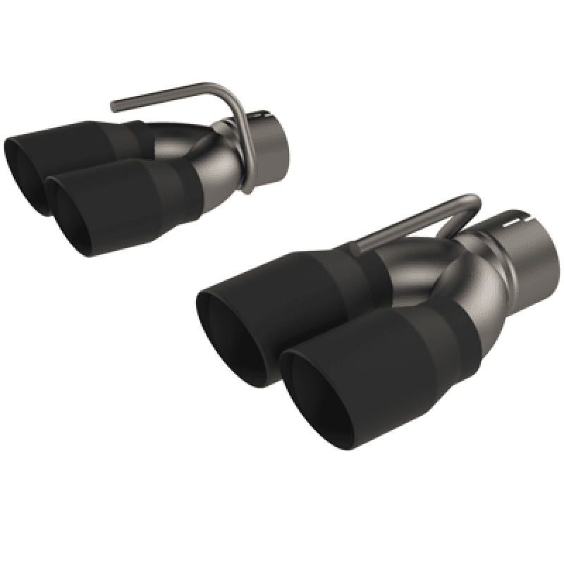 QTP — 2015-2023 Dodge Challenger 5.7L QTP Black Quad Tip Adapter
430015TB