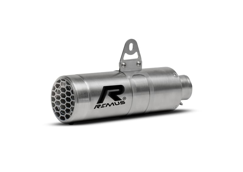 Remus — Remus 2021+ Husqvarna 125 Svartpilen (Euro 5) Mesh Brushed Stainless Steel Slip On w/Connection Tube
Remus 2021+ KTM 390 Adventure Mesh Brushed Stainless Steel Race Slip On w/Removable Sound Insert