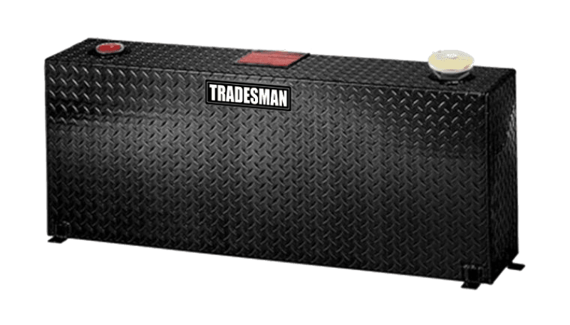 Tradesman — Tradesman Aluminum Rectangular Liquid Storage Tank (55 Gallon Capacity) - Black