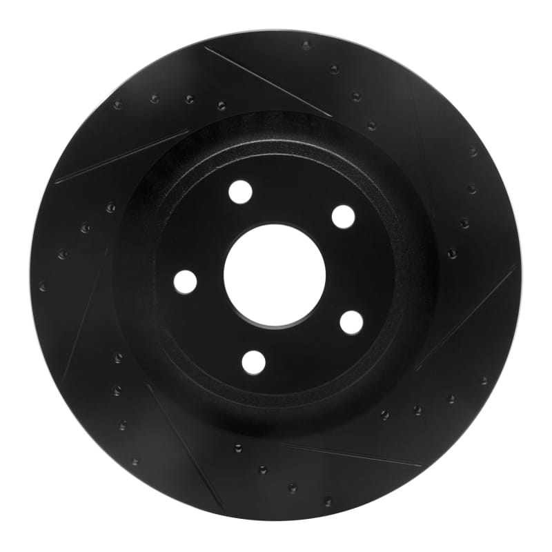 R1 Concepts — R1 06-10 Jeep Grand Cherokee Front Right Drilled & Slotted Black Brake Rotor
R1 Brake Rotor Drill