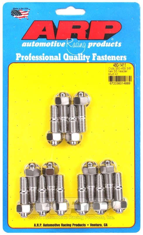 ARP — ARP Olds 350-455 3/8in hex SS header stud kit