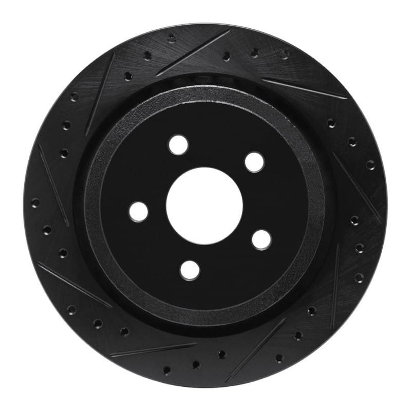 R1 Concepts — R1 89-95 Chrysler LeBaron Rear Left Drilled & Slotted Black Brake Rotor
R1 Brake Rotor Drill
