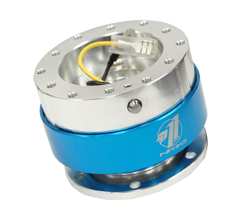 NRG — NRG Quick Release - Black Body/ Blue Chrome Ring