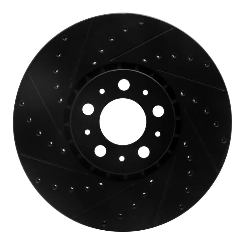 R1 Concepts — R1 03-14 Volvo XC90 Front Left Drilled & Slotted Black Brake Rotor
R1 Brake Rotor Drill