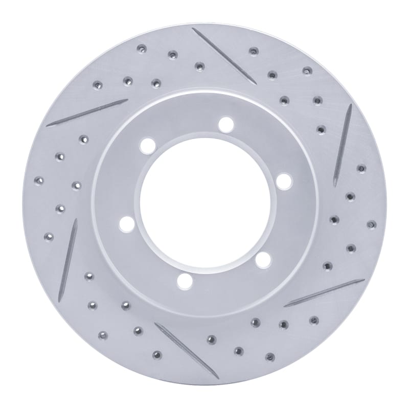 R1 Concepts — R1 98-15 Nissan Frontier Front Right Drilled & Slotted Geo-Carbon Rotor
