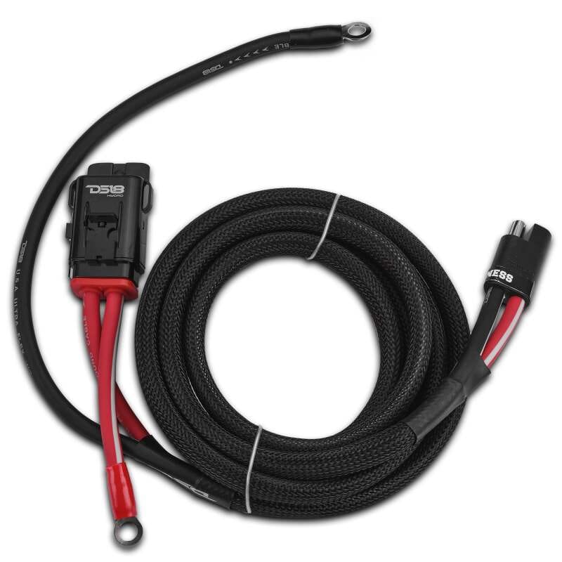 DS18 — DS18 6-GA Water Resistant Fuse Holder 8 Ft of Power and Ground Wires 2 Door UTV