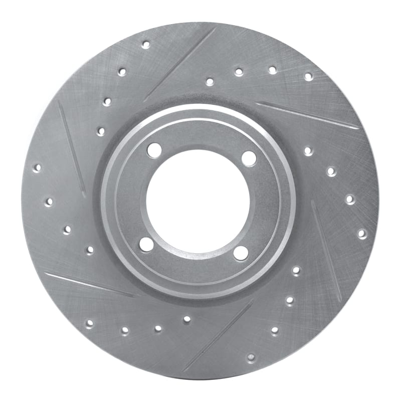 R1 Concepts — R1 69-89 Peugeot 504 Front Left Drilled & Slotted Silver Brake Rotor
R1 Brake Rotor Drill