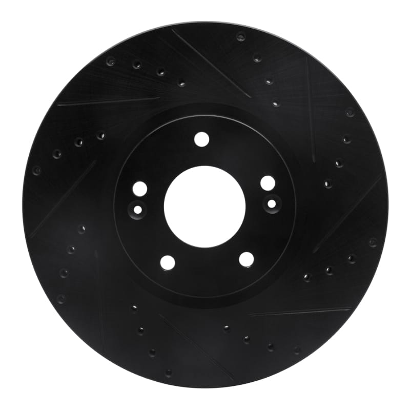 R1 Concepts — R1 07-12 Hyundai Veracruz Front Right Drilled & Slotted Black Brake Rotor
R1 Brake Rotor Drill