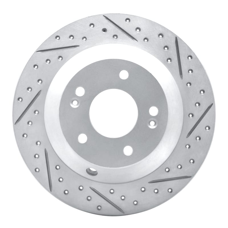 R1 Concepts — R1 15-20 Kia Sorento Rear Right Drilled & Slotted Geo-Carbon Rotor