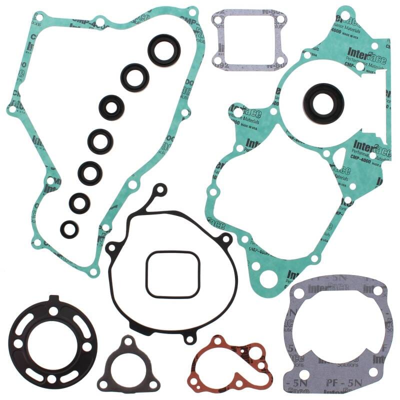 Vertex Pistons — Vertex Gaskets 92-02 Honda CR80R Complete Gasket Kit w/ Oil Seals