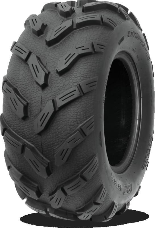 QuadBoss — QBT671 Mud Tire, 25x10-12 6-Ply, Bias, Front/Rear