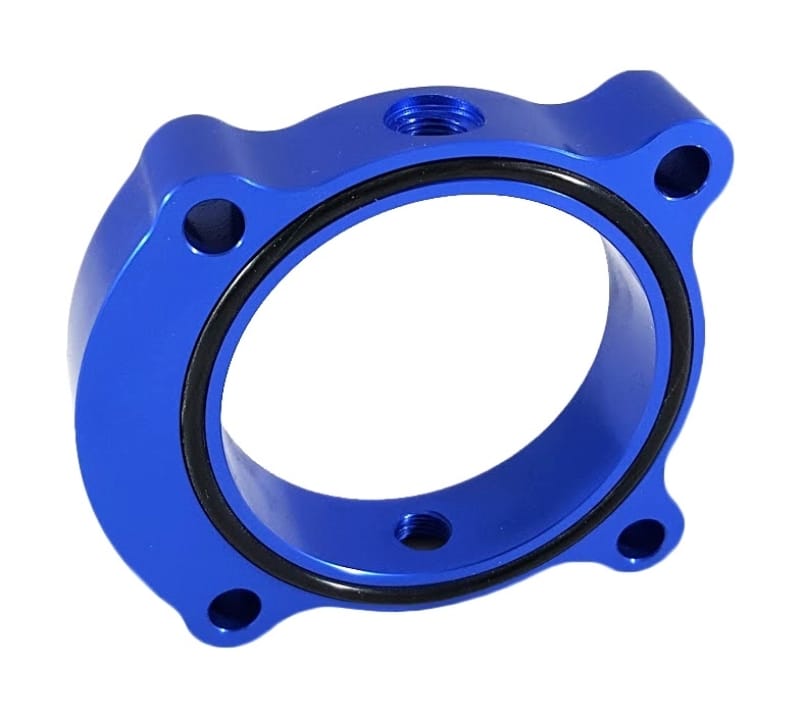 Torque Solution — Torque Solution Throttle Body Spacer Hyundai Sonata 2.0T - Blue